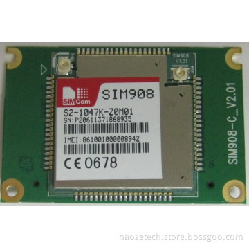 Quad-Band GSM/GPRS+GPS Module SIM908-C with DIP Pin